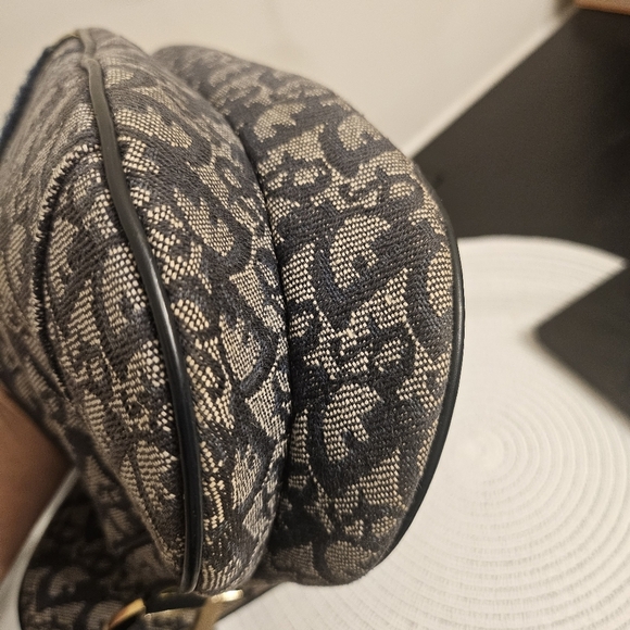 Vintage Dior Saddle Bag John Galliano Era Oblique Canvas - Picture 11 of 16